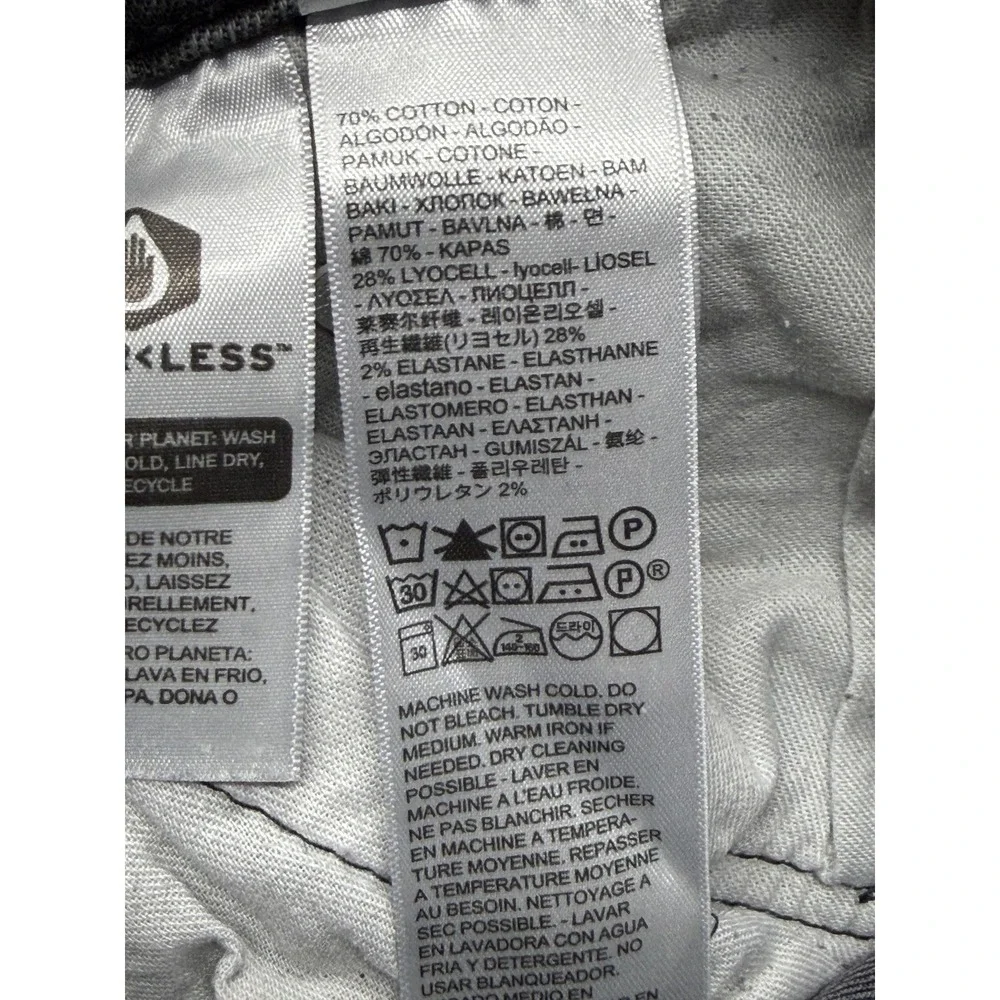 Levis 514 Jeans Mens Measured 37x29 Gray Charcoal Wash‎ Straight Regular Fit